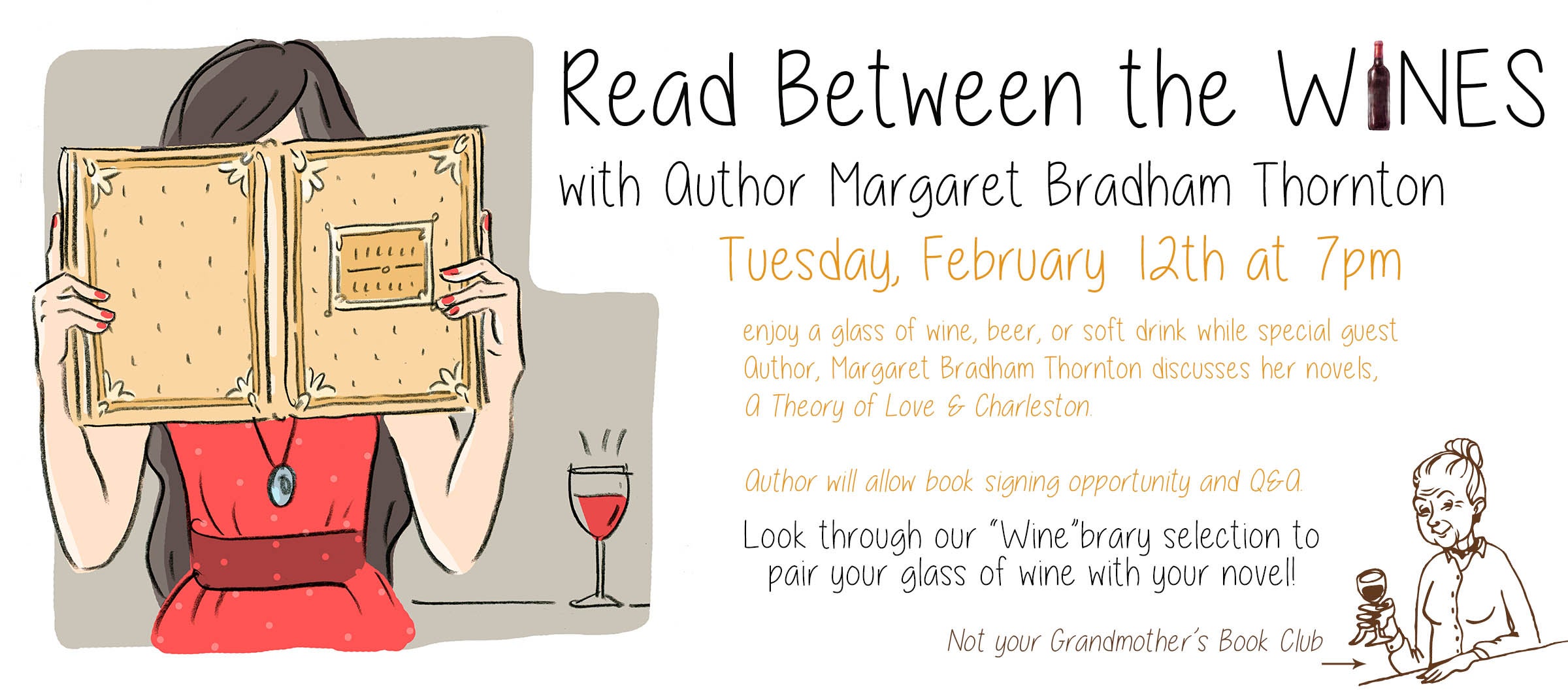 Read Between the Wines with Author Margaret Bradham Thornton